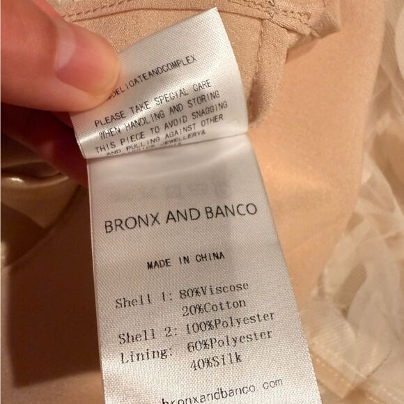 NWOT BRONX AND BANCO HARPER STRAIGHT DRESS in Cream Strapless Wedding Gown - Picture 16 of 16